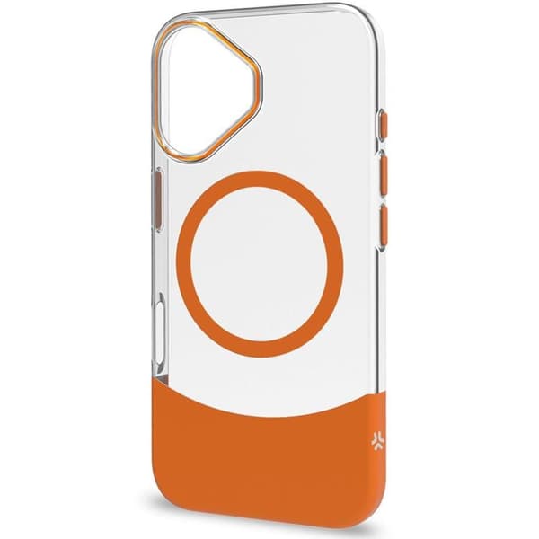Celly Telefontaske til iPhone 16 MagSafe Magdual - Orange