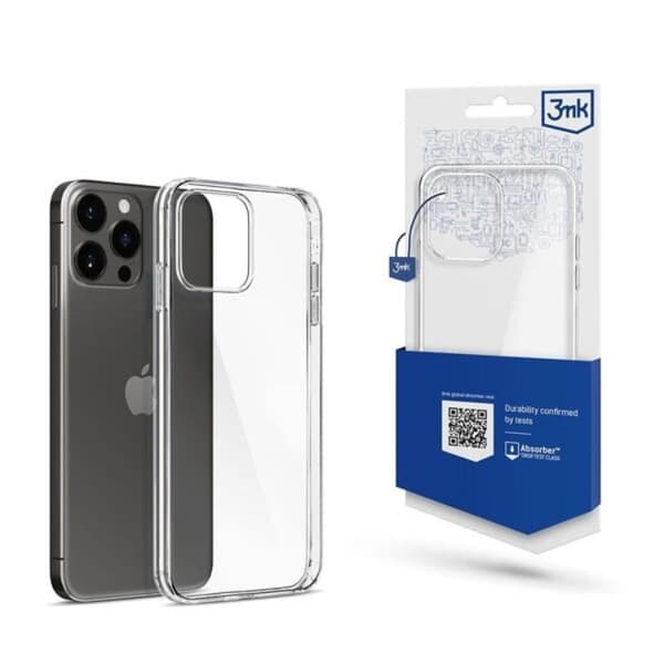 3MK Mobilskal till iPhone 15 Pro Max Clear - Transparent Transparent