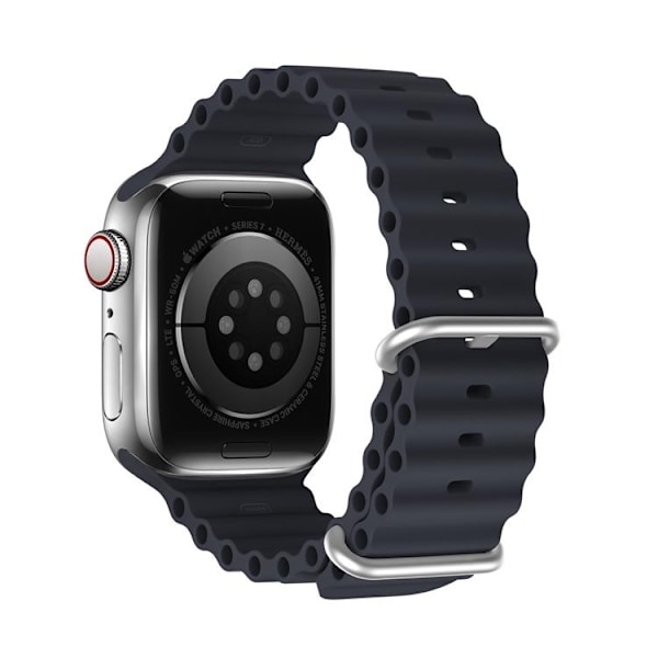 Dux Ducis Apple Watch 4/5/6/7/8/SE (38/40/41mm) Armband Silikon Ocean - Midnight