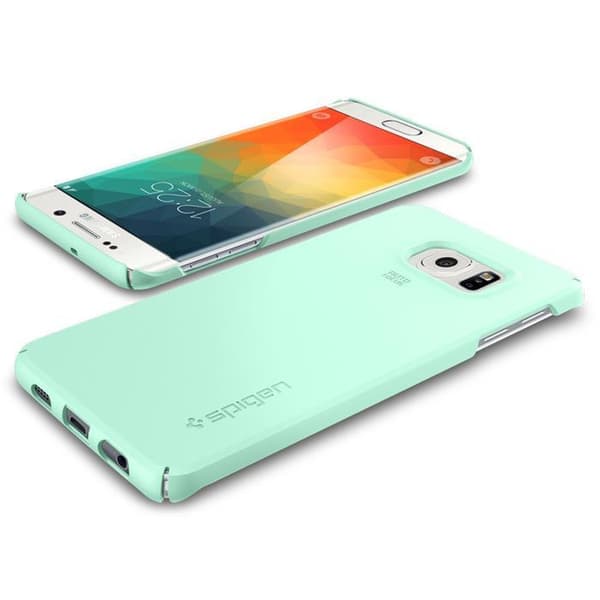 SPIGEN Thin Fit Skal till Samsung Galaxy S6 Edge Plus - Mint Turkos