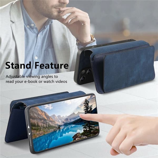 Caseneo Plånboksfodral För Galaxy S26 Plus Magnetic Läder - Blå Blå