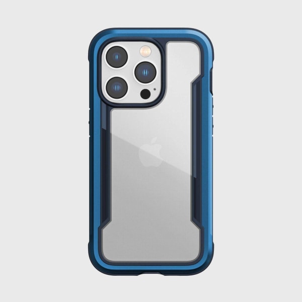 Raptic iPhone 14 Pro -kuori Magsafe X-Doria Shield Armored - Blue