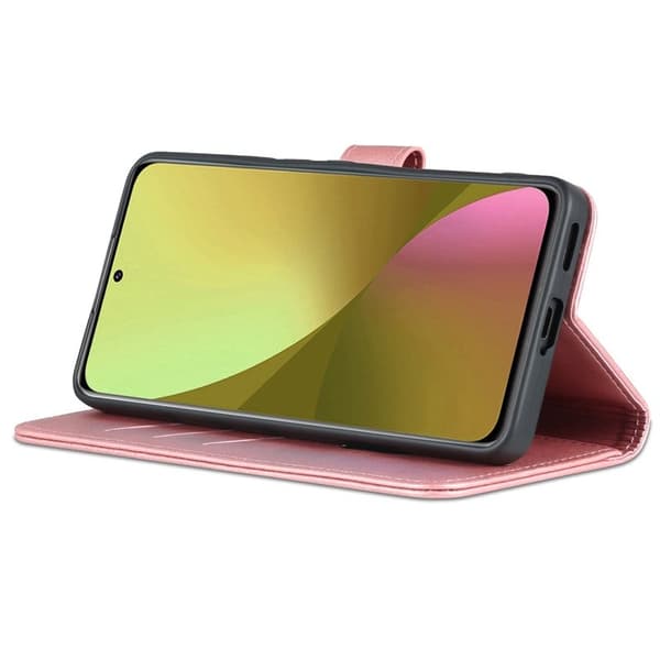 AZNS Xiaomi 12 Lite 5G Plånboksfodral Konstläder - Roséguld