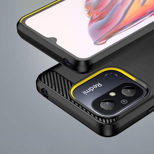 Tech-Protect MXiaomi Redmi 12C Mobiskal Carbon Silicone