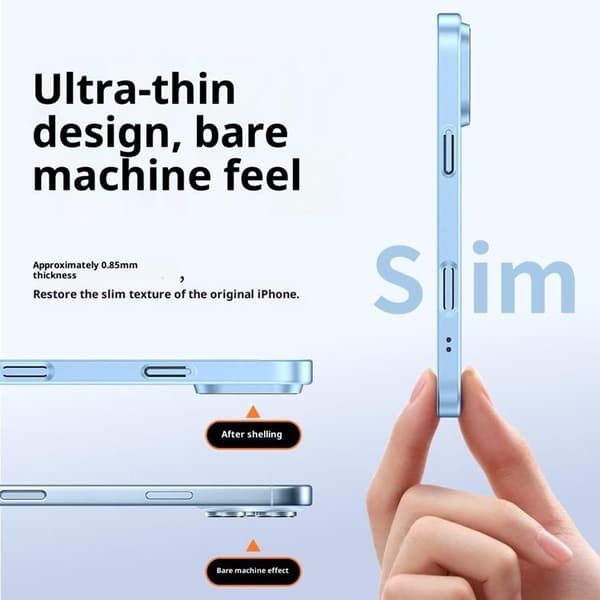 Mobilskal till iPhone 17 MagSafe Skin Touch - Lila Lila
