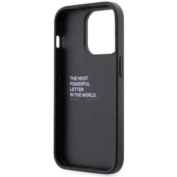 BMW Mobilskal till iPhone 14 Pro Max Grip Hot Stamp - Svart Svart