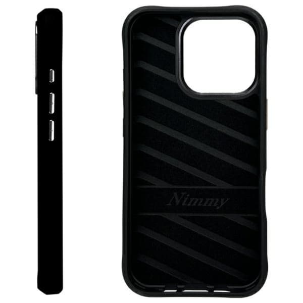 Nimmy Telefontaske til iPhone 16 Pro Max Cool & Cute 2.0 Dog - Sort Black