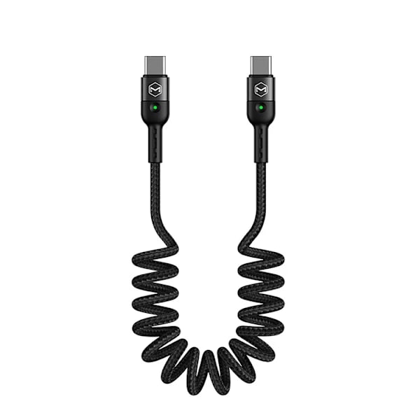 MCDODO USB-C - USB-C 60W Kabel 0.43m PD MDD - Svart Svart
