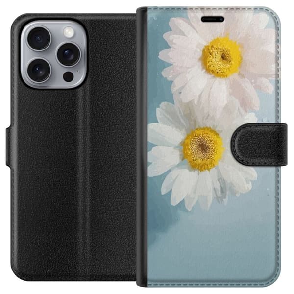 Pung Taske til Apple iPhone 16 Pro Max med sommerblomster