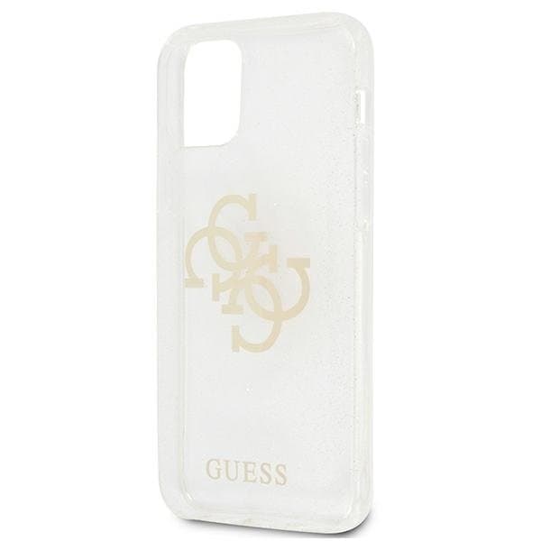 Guess iPhone 12 Pro Max Skal Glitter Logo - Transparent Transparent