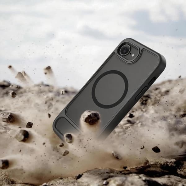 Tech-Protect Mobilskal För iPhone 16e/17e Magsafe Magrack - Matt Svart Svart
