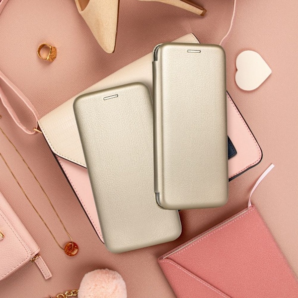 Forcell iPhone 14 Pro Plånboksfodral Elegance Guld