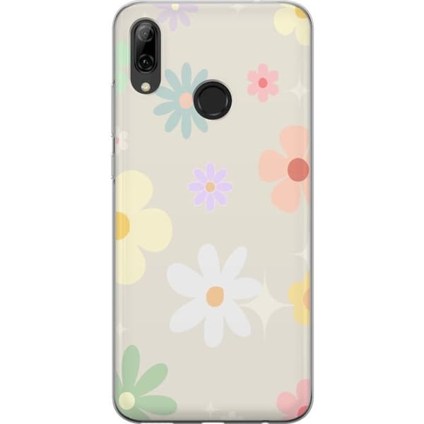 Mobilskal till Huawei P smart 2019 med fejdande blommor