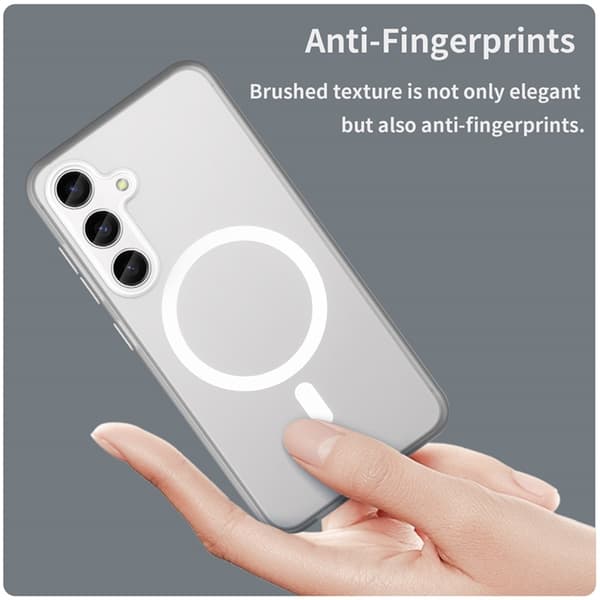 Mobilskal till Galaxy S25 Plus/S24 Plus MagSafe Frost - Vit Vit