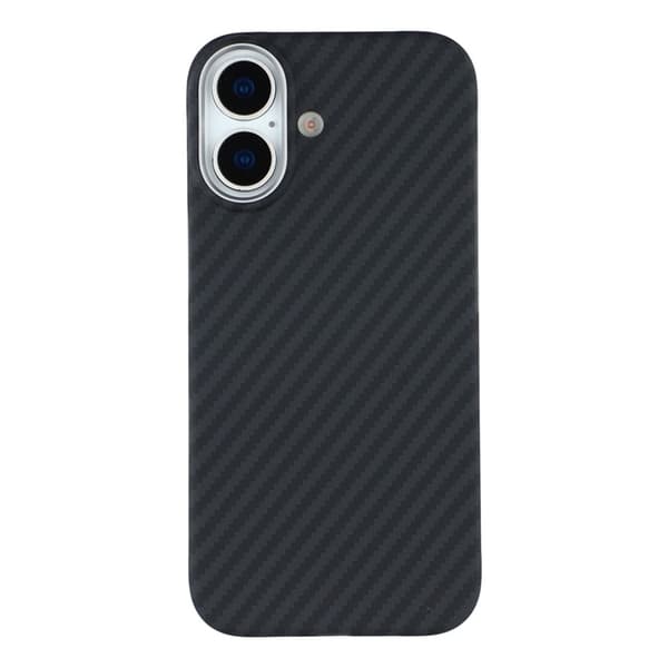 Mobilskal till iPhone 17 MagSafe Carbon Fiber - Svart/Grå Grå