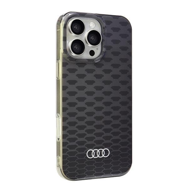 Audi Mobilskal till iPhone 16 Pro Max MagSafe IML Stitching - Svart Black