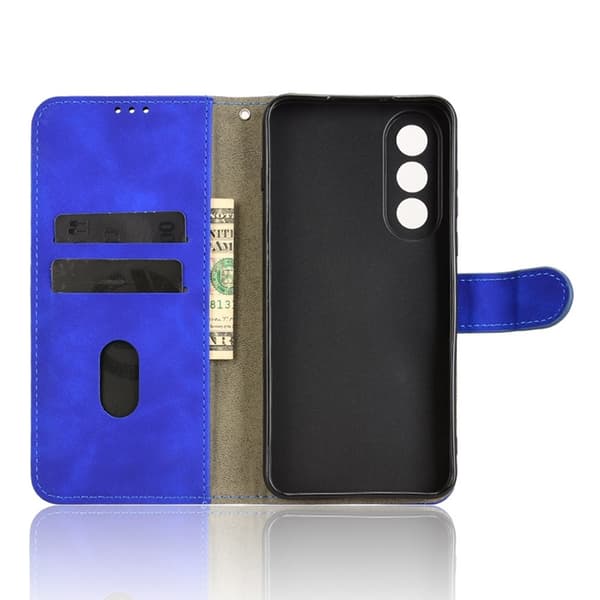 OnePlus Nord 5 Plånboksfodral Skin Feel Konstläder - Blå Blå