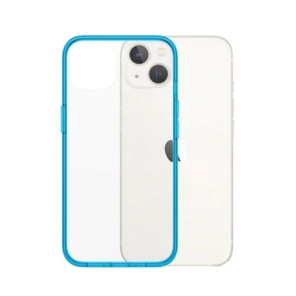 PanzerGlass Mobilskal till iPhone 13/14/15 Antibacterial - Transparent/Blå