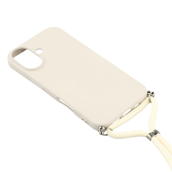 Mobilskal till iPhone 17 Med Axelrem - Vit Vit