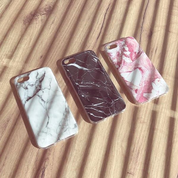Wozinsky Marble Skal Galaxy A42 5G - Rosa Rosa