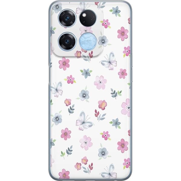 Mobilcover til OnePlus Ace Racing med Blomster og sommerfugle