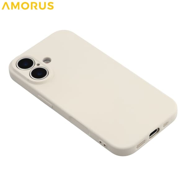 AMORUS Mobilskal till iPhone 17 Precise Cutouts TPU Fiber - Vit Vit