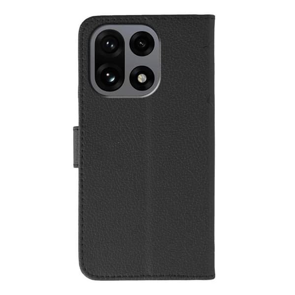 OnePlus 15 5G Plånboksfodral Imprint PU Läder Svart
