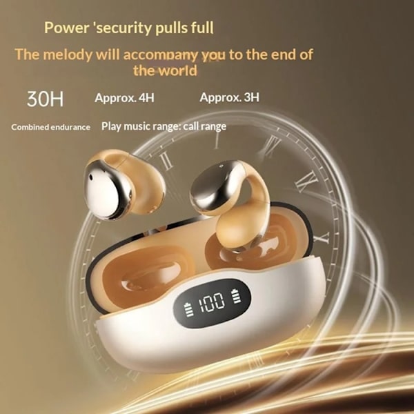 ERAZER In-Ear Hörlurar Bluetooth EX05 Clip-On - Iron Grå Grå