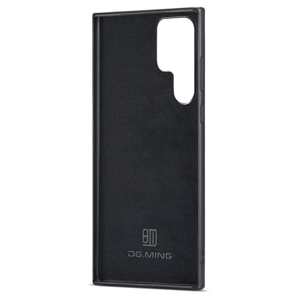 DG.MING Mobilskal till Samsung Galaxy S24 Ultra Läder+PC+TPU Grön