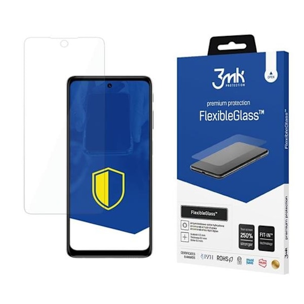 3MK Motorola Moto G51 5G Hybrid Okrossbart Glas FlexibleGlass
