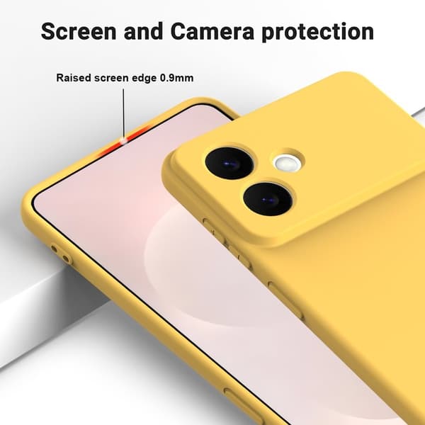 Samsung Galaxy S26 Edge Skal Silikon - Gul