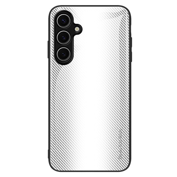 Mobilskal för Samsung Galaxy S26 Plus Kolfibertextur TPU - Vit
