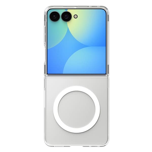 Spigen Mobilskal För Galaxy Z Flip 8 Magsafe Airskin - Clear/Vit