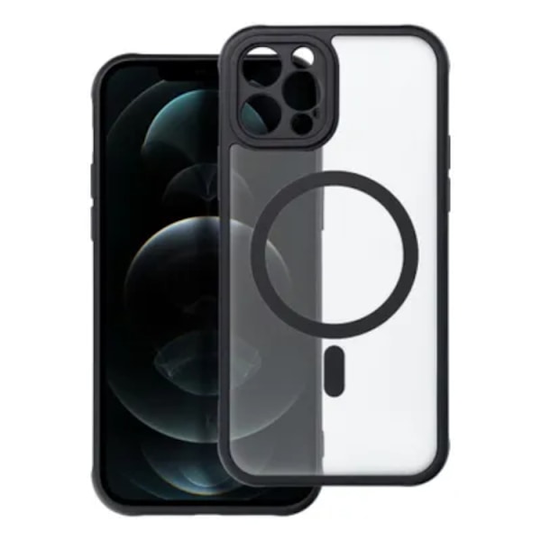 iPhone 12 Pro Max Mobilskal Magsafe Matte - Svart Svart