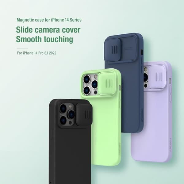 Nillkin iPhone 14 Pro Max Skal Magsafe Magnetic - Grön