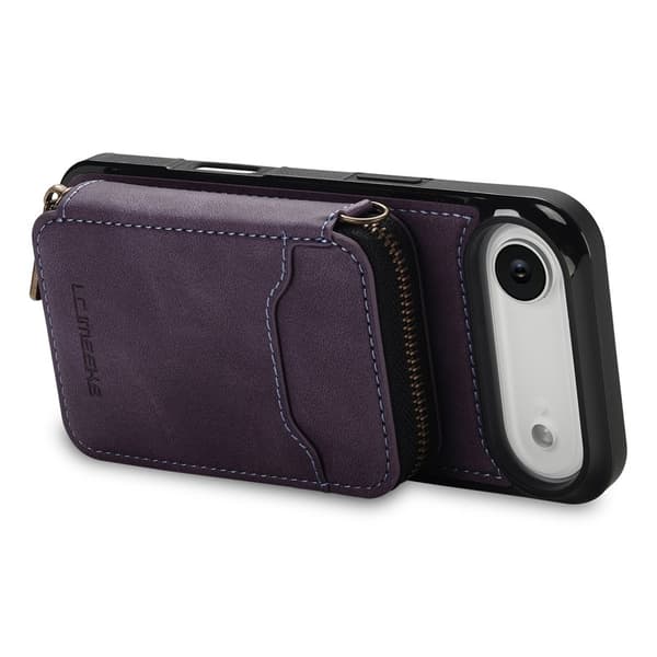 LC.IMEEKE L6 iPhone Air Plånboksfodral Konstläder - Lila