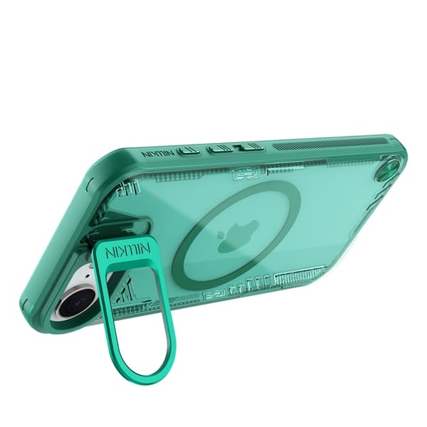Nillkin Telefontaske til iPhone 16e MagSafe Iceblade Prop - Grøn Grön