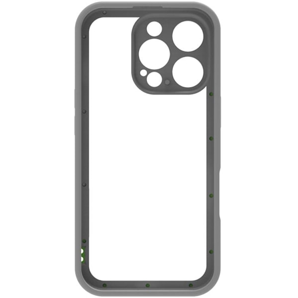 Celly Mobilskal till iPhone 16 Pro Bumper - Vit/Limegrön Gul