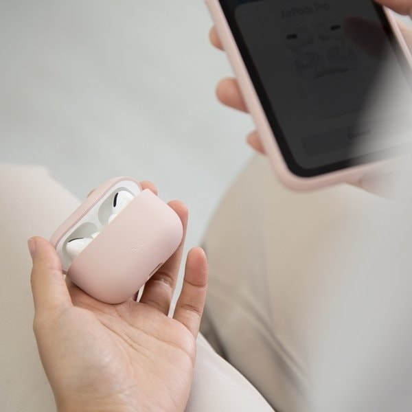 UNIQ Lino Silikon airpods Pro skal mint Grön Grön
