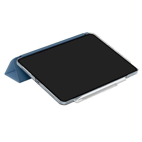 UNIQ iPad Air 13" (2024) Etui Camden Click - Blå/Stenblå