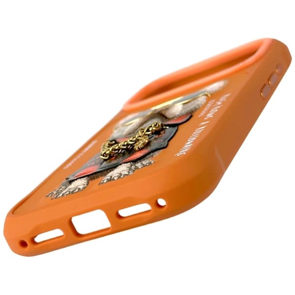 Nimmy Telefontaske til iPhone 17 Pro Cool Dog - Orange Orange