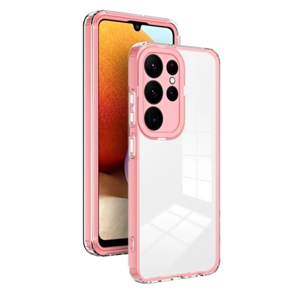 Galaxy S23 Ultra Phone Case med en ramme - Pink