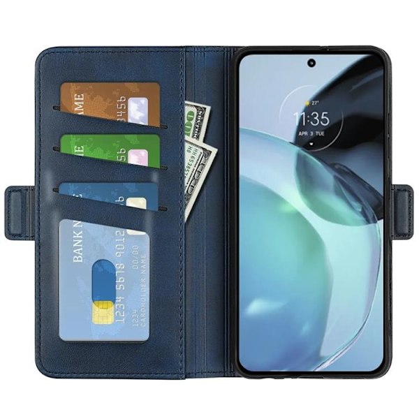 Google Pixel 7A Plånboksfodral Mjukt - Blå