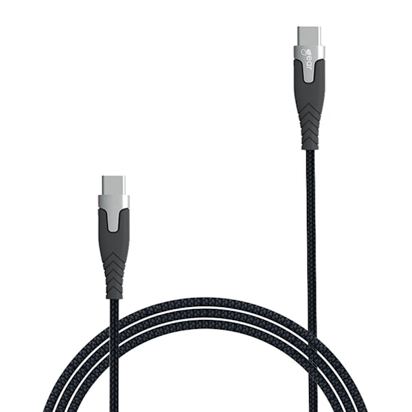 GEAR PRO USB-C till USB-C kabel 2.0 1.5m Svart Svart