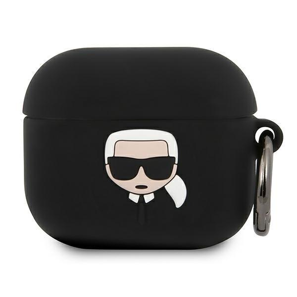 Karl Lagerfeld Cover AirPods 3 Silicone Iconic - musta Black