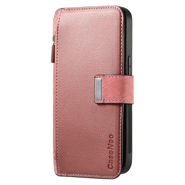 Caseneo Plånboksfodral För Galaxy A26 Magnetic Läder - Rosa Rosa