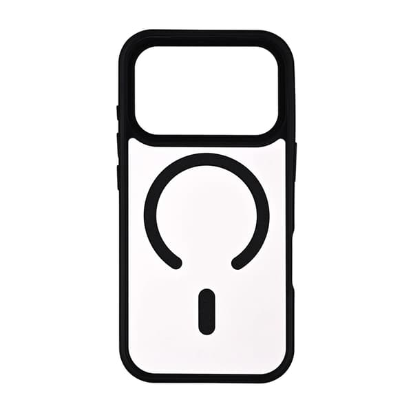 ONSALA telefontaske til iPhone 17 Pro MagSafe kofanger - sort-klar Svart