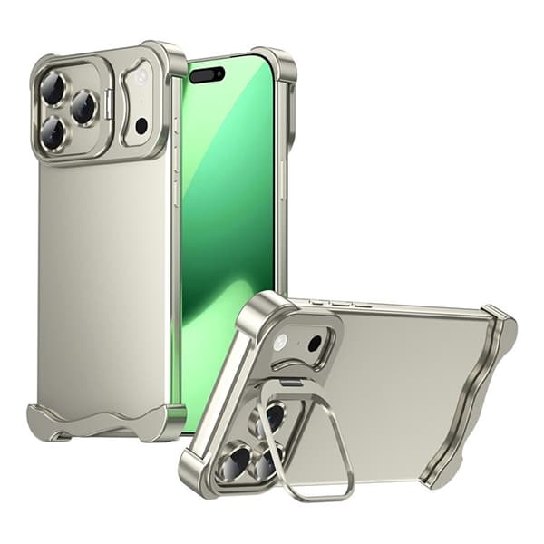 Mobilskal till iPhone 17 Pro Max Heat Dissipating Kickstand - Titan Grå