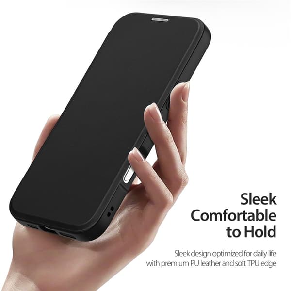 Dux Ducis iPhone 17 Plånboksfodral MagSafe Skin X Pro - Svart Svart