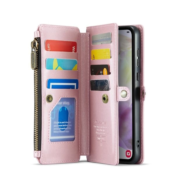 CASEME Plånboksfodral Konstläder för Samsung Galaxy A36 5G - Rosa